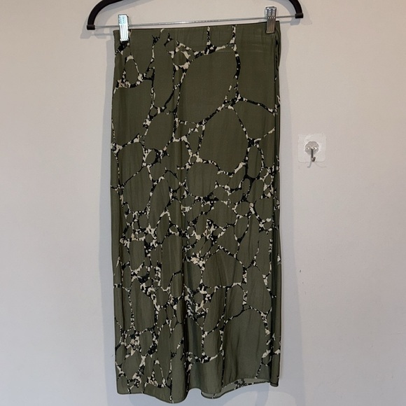 ba&sh MOPERA Front Draped Abstract Midi Skirt - Picture 8 of 11